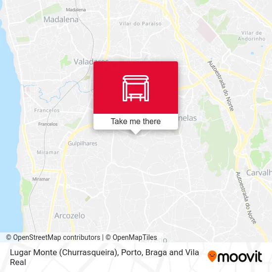 Lugar Monte (Churrasqueira) map