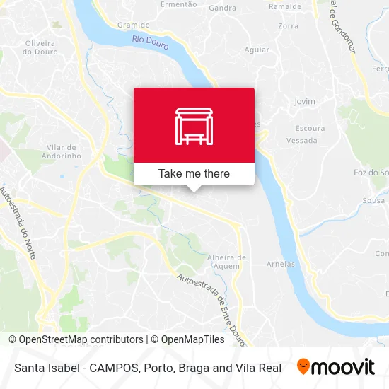 Santa Isabel - CAMPOS map