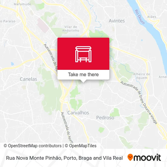Rua Nova Monte Pinhão map