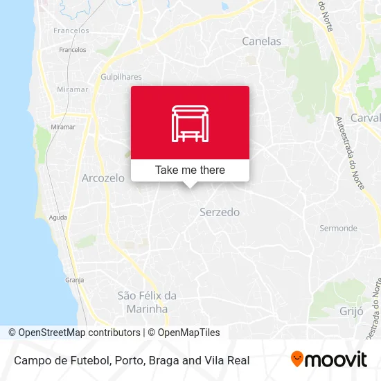 Campo de Futebol map