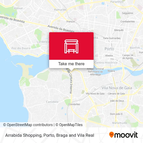 Arrabida Shopping map