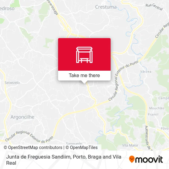 Junta de Freguesia Sandiim map