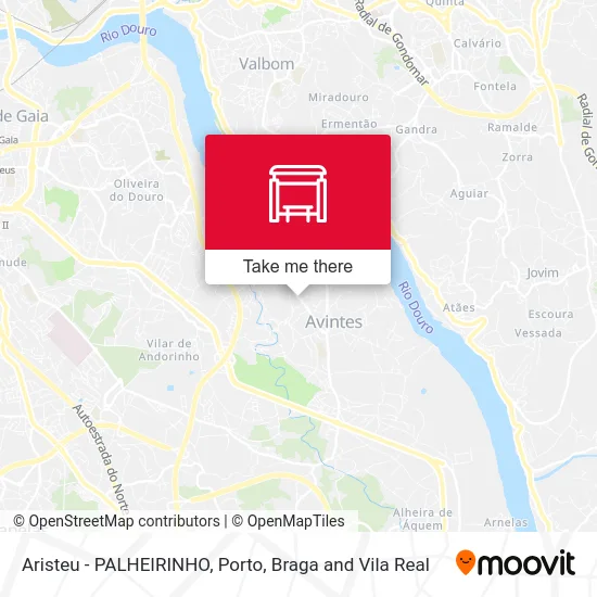 Aristeu - PALHEIRINHO map