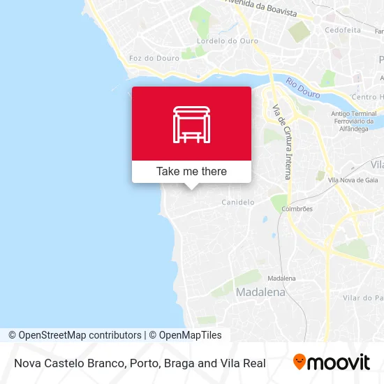 Nova Castelo Branco map