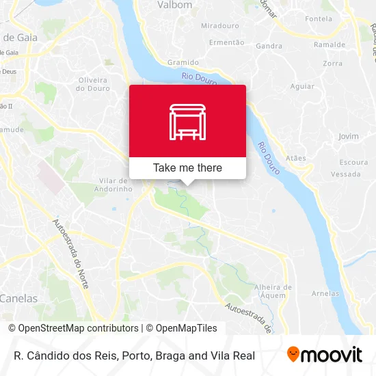 R. Cândido dos Reis map