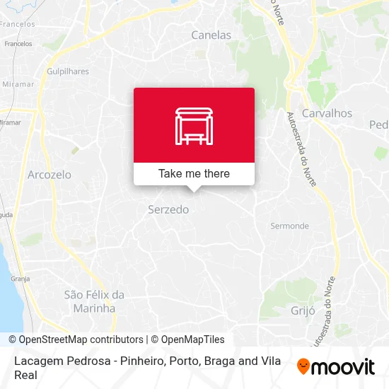 Lacagem Pedrosa - Pinheiro map