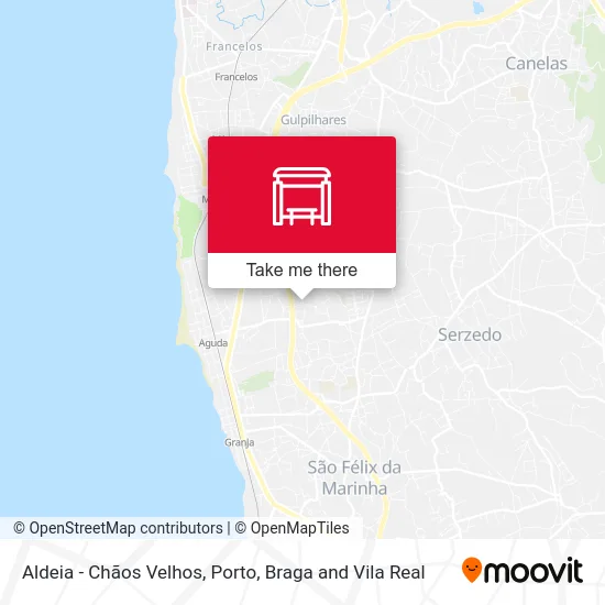 Aldeia - Chãos Velhos map