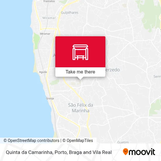 Quinta da Camarinha map