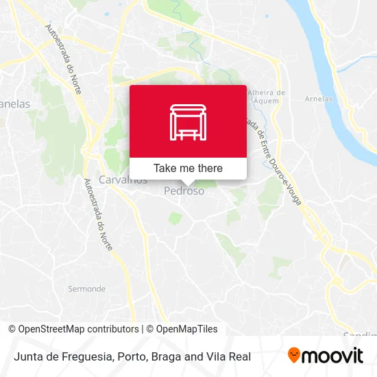 Junta de Freguesia map