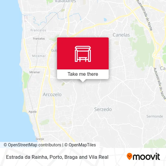 Estrada da Rainha map