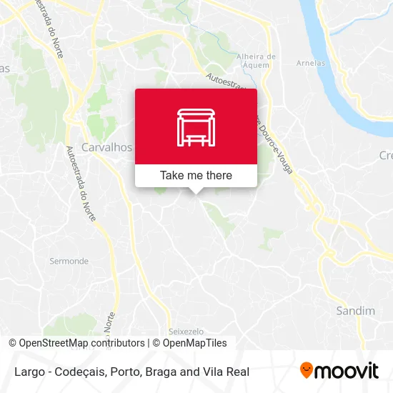 Largo - Codeçais map