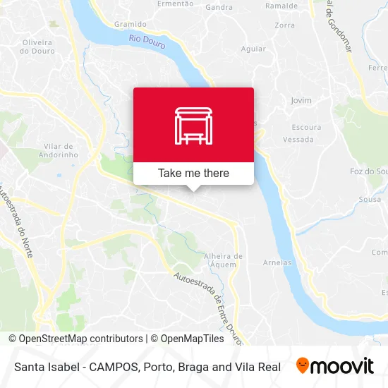 Santa Isabel - CAMPOS map