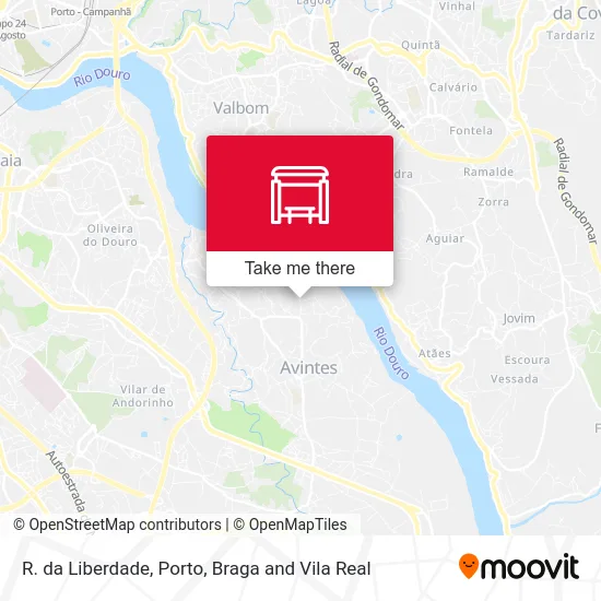 R. da Liberdade map