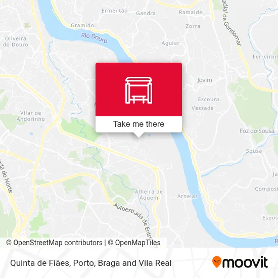 Quinta de Fiães map