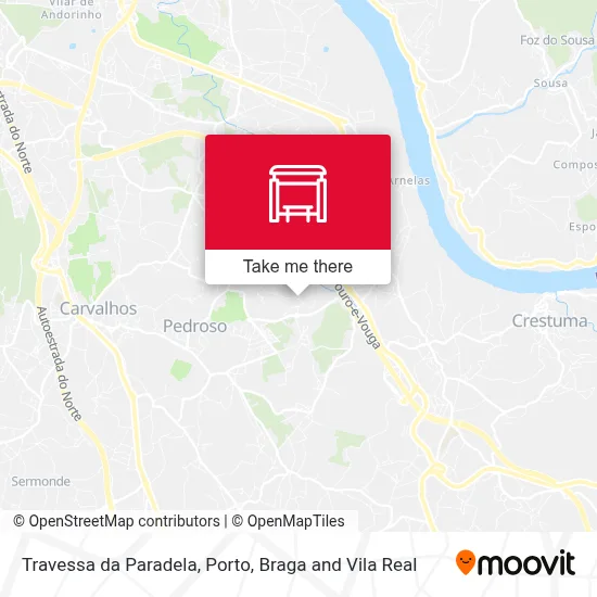 Travessa da Paradela map