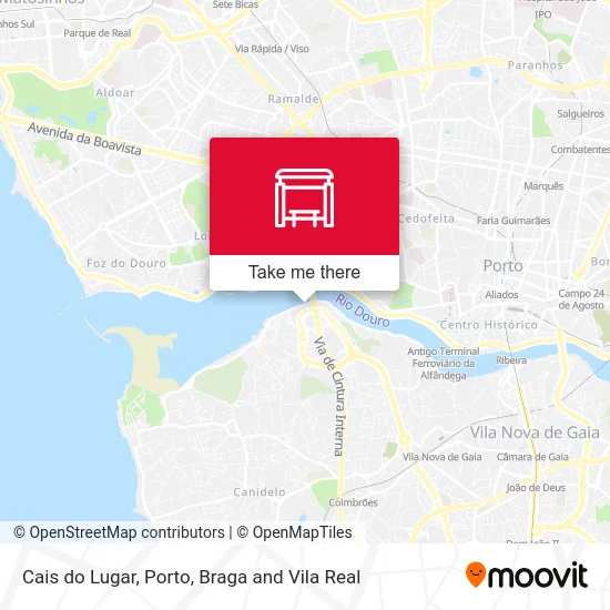 Cais do Lugar map