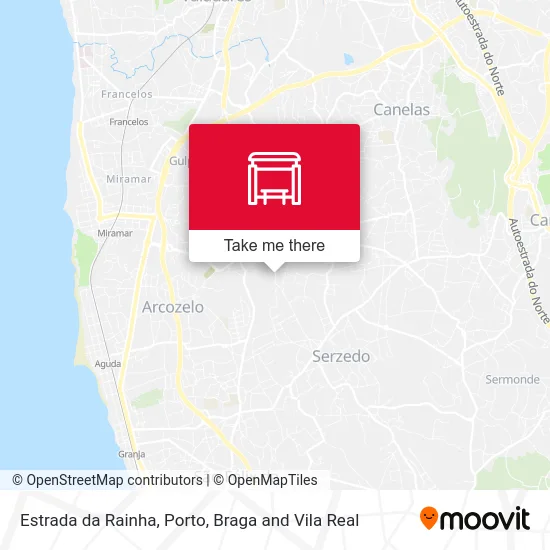 Estrada da Rainha map