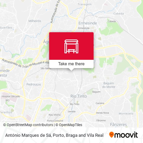 António Marques de Sá map