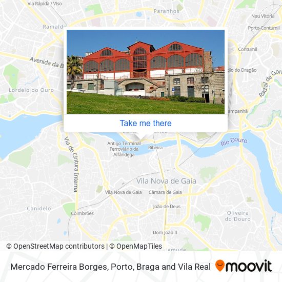 Mercado Ferreira Borges mapa