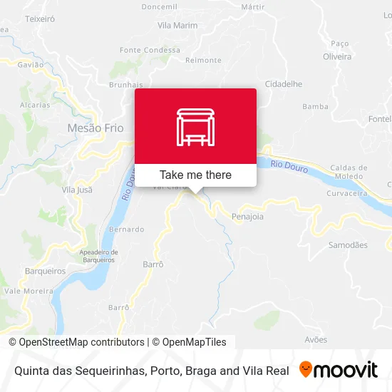 Quinta das Sequeirinhas map