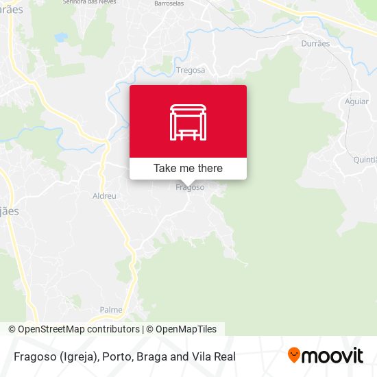 Fragoso (Igreja) mapa