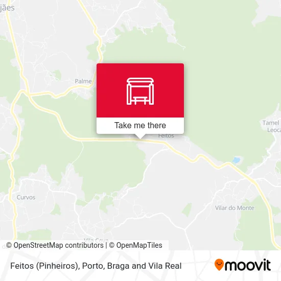 Feitos (Pinheiros) map