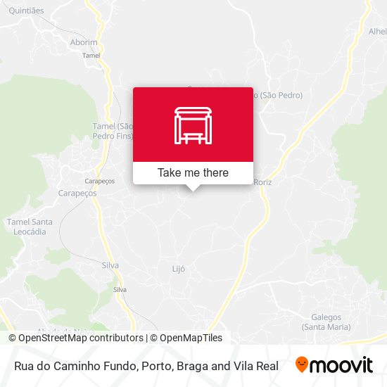 Rua do Caminho Fundo mapa