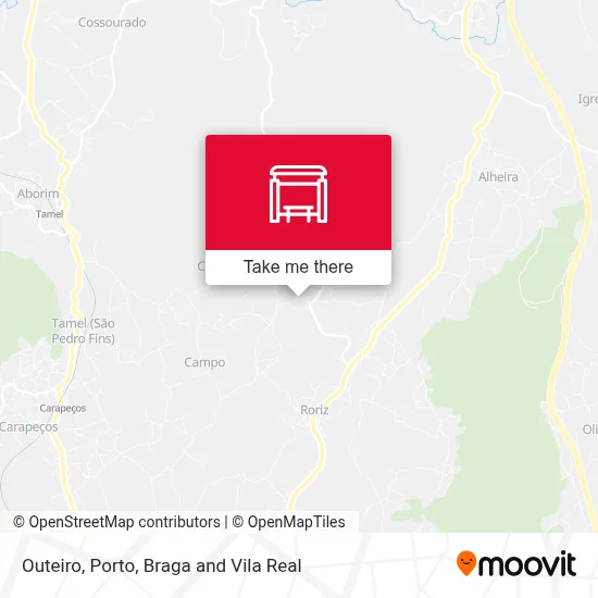Outeiro map