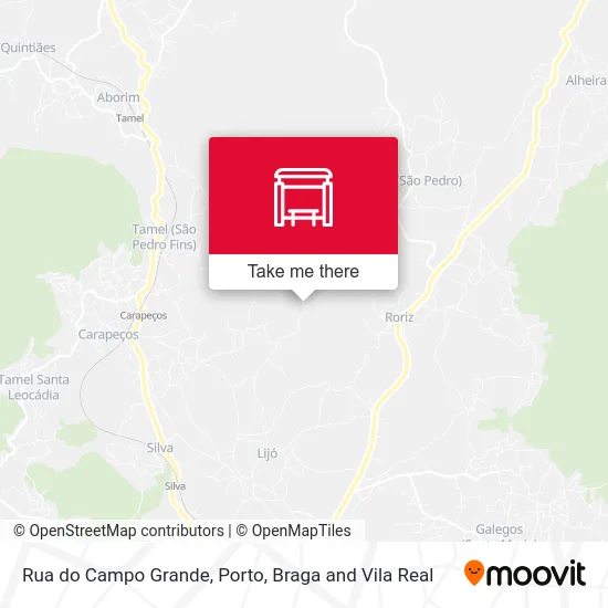 Rua do Campo Grande map
