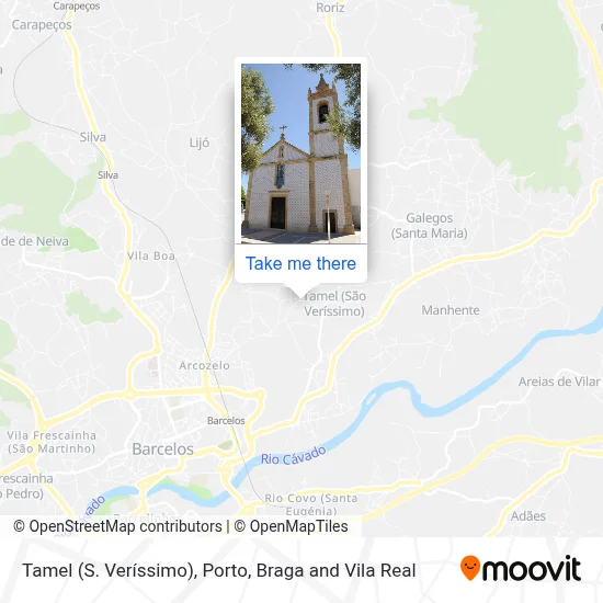 Tamel (S. Veríssimo) map