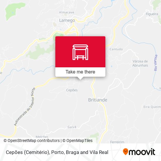 Cepões (Cemitério) map