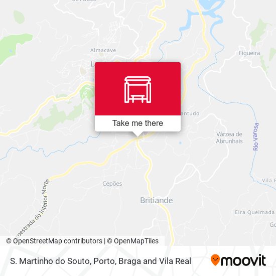 S. Martinho do Souto mapa