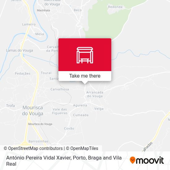 António Pereira Vidal Xavier mapa