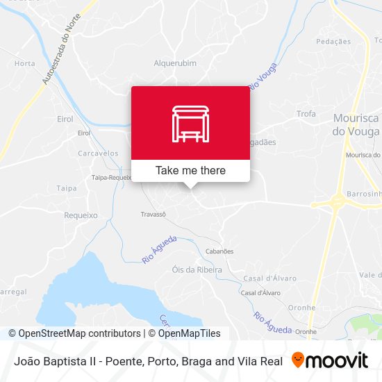 João Baptista II - Poente map