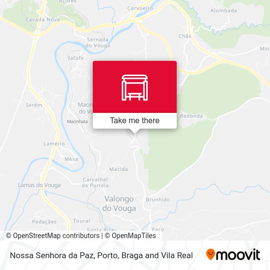 Nossa Senhora da Paz mapa