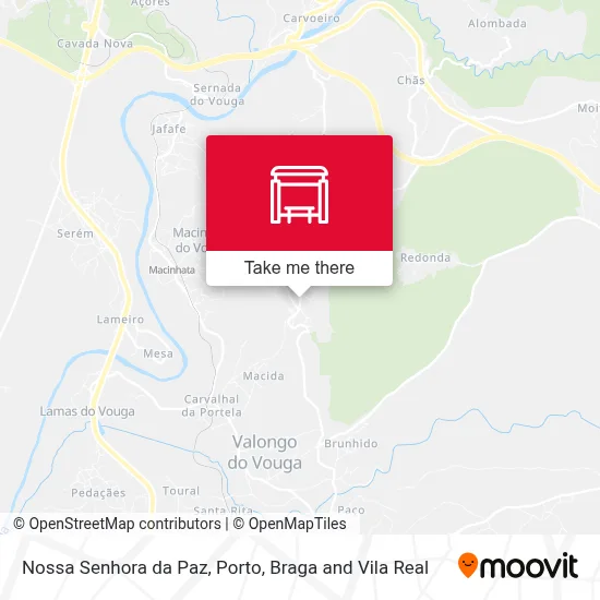 Nossa Senhora da Paz map