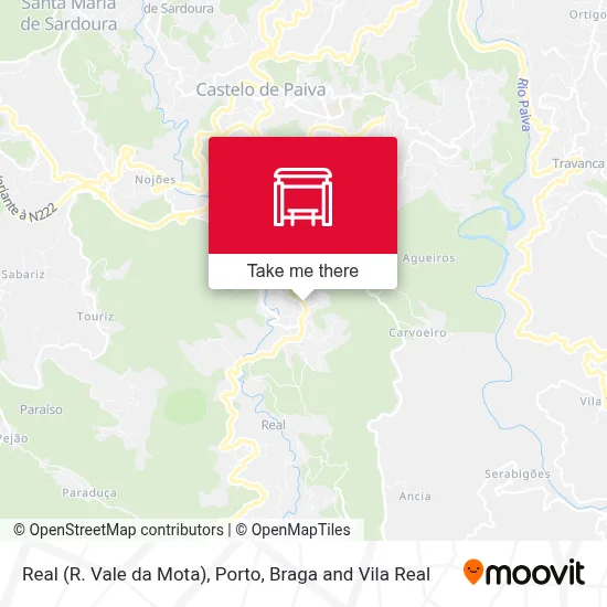 Real (R. Vale da Mota) map