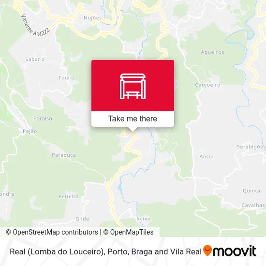 Real (Lomba do Louceiro) map