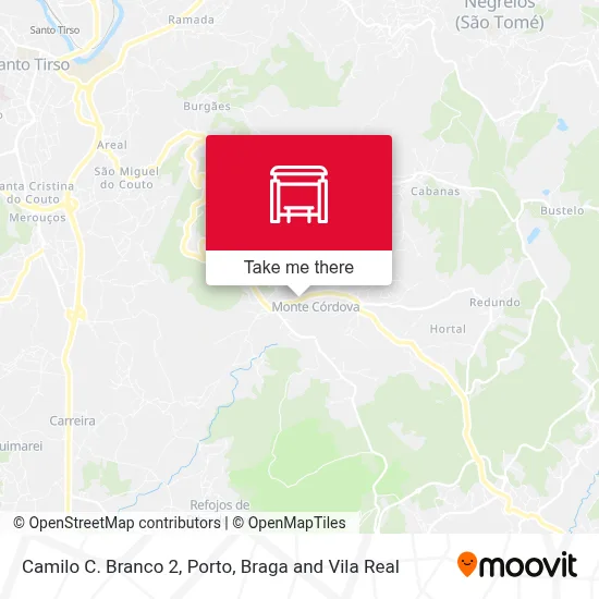 Camilo C. Branco 2 map