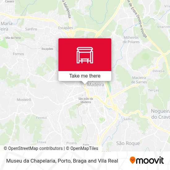 Museu da Chapelaria map