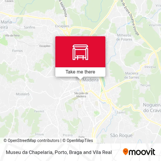 Museu da Chapelaria map