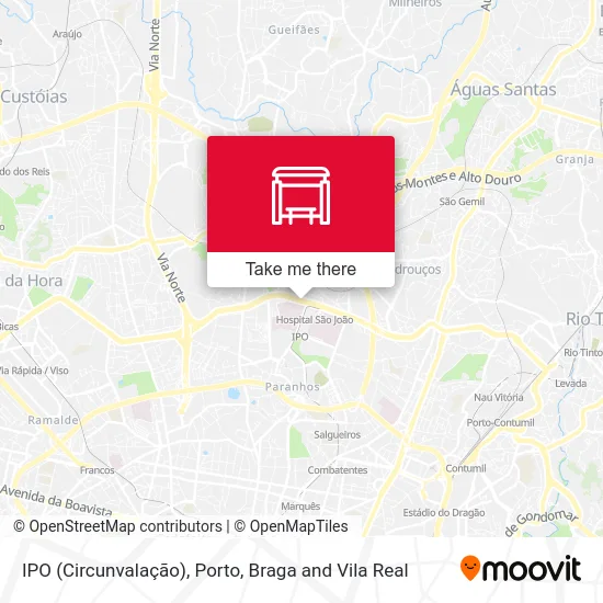 IPO (Circunvalação) map