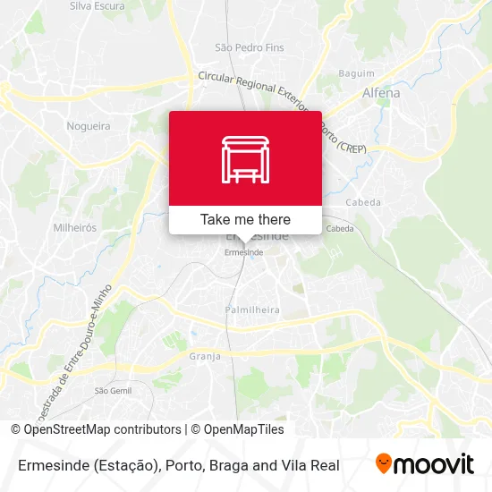 Ermesinde (Estação) map