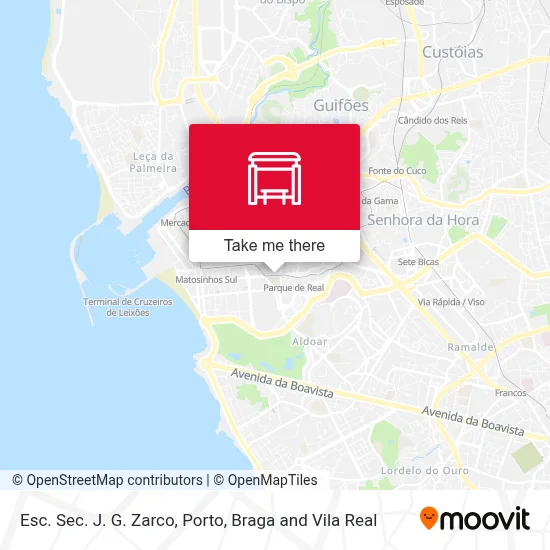 Esc. Sec. J. G. Zarco map