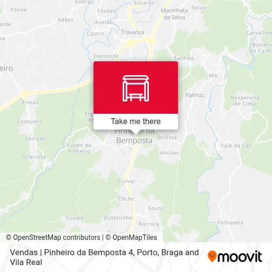 Vendas | Pinheiro da Bemposta 4 map