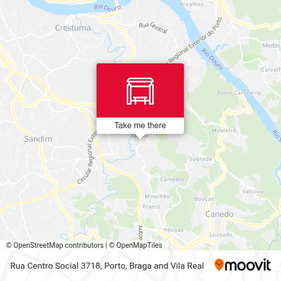 Rua Centro Social 3718 map