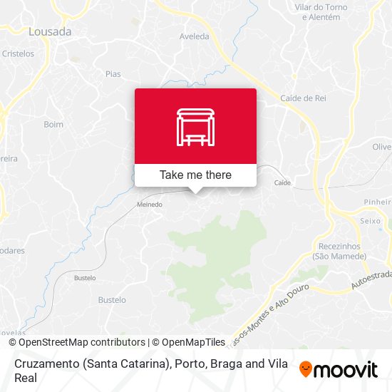 Cruzamento (Santa Catarina) map