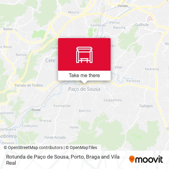 Rotunda de Paço de Sousa map