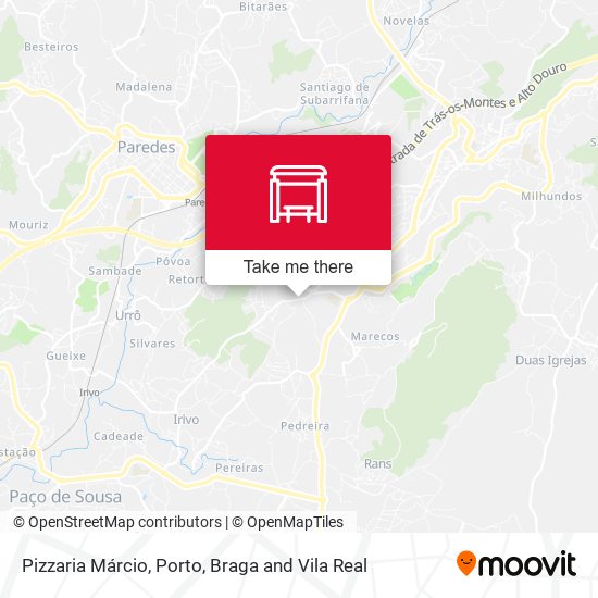 Pizzaria Márcio map