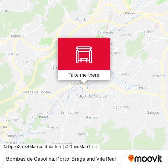 Bombas de Gasolina mapa